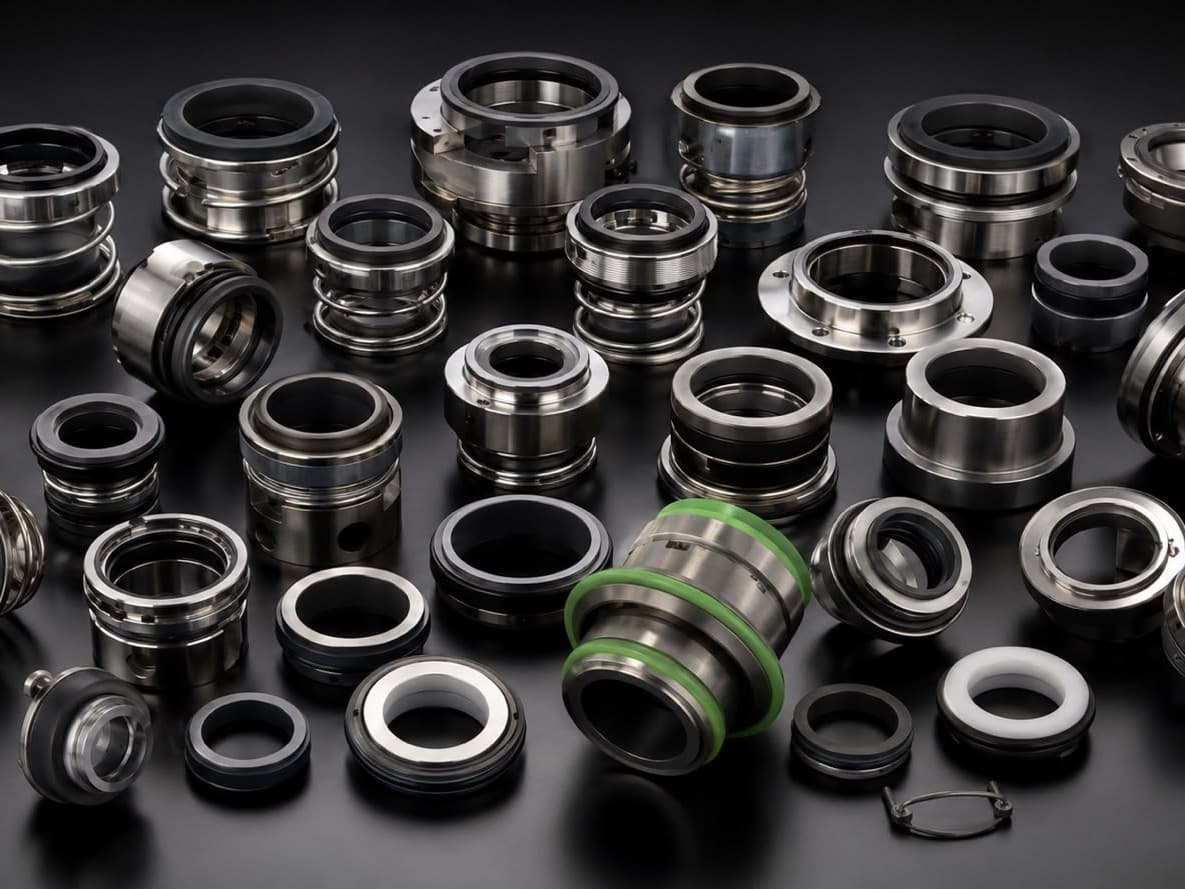 Workshop DUTA ENGINEERING SEALS — mekanik sedang melakukan repair dan assembly komponen mesin industri